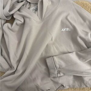 Sand Cropped ABYL Hoodie